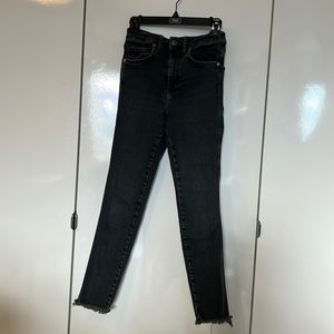 Free People High Rise Skinny Jeans